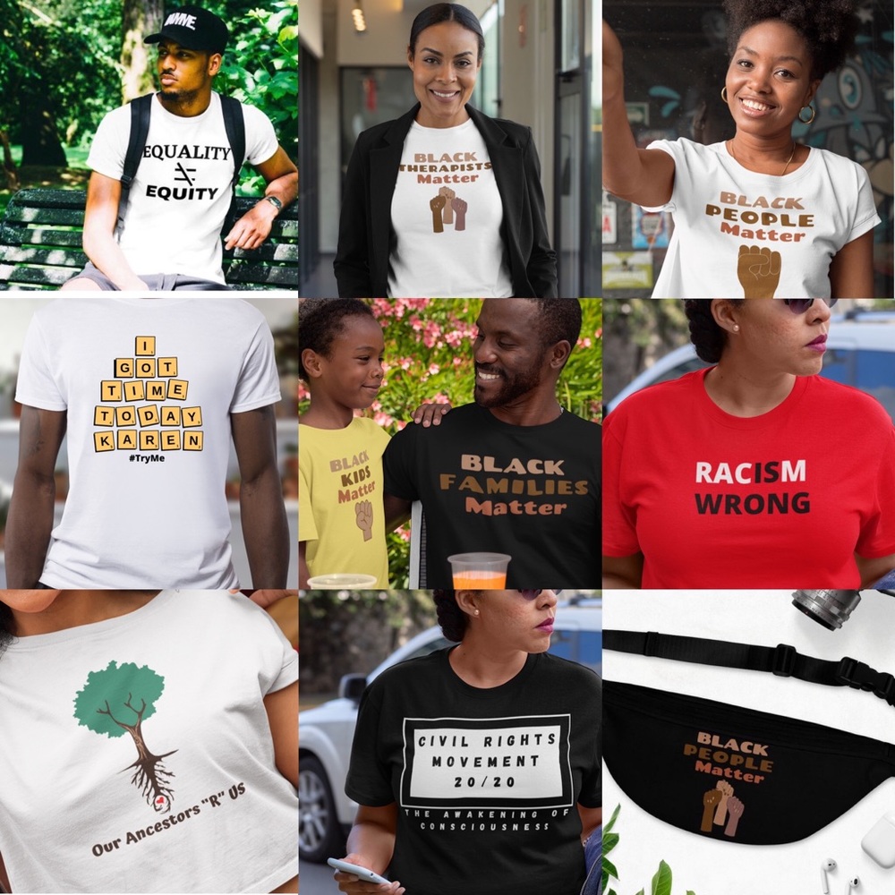 T-shirts, Bags, Face Masks and more!